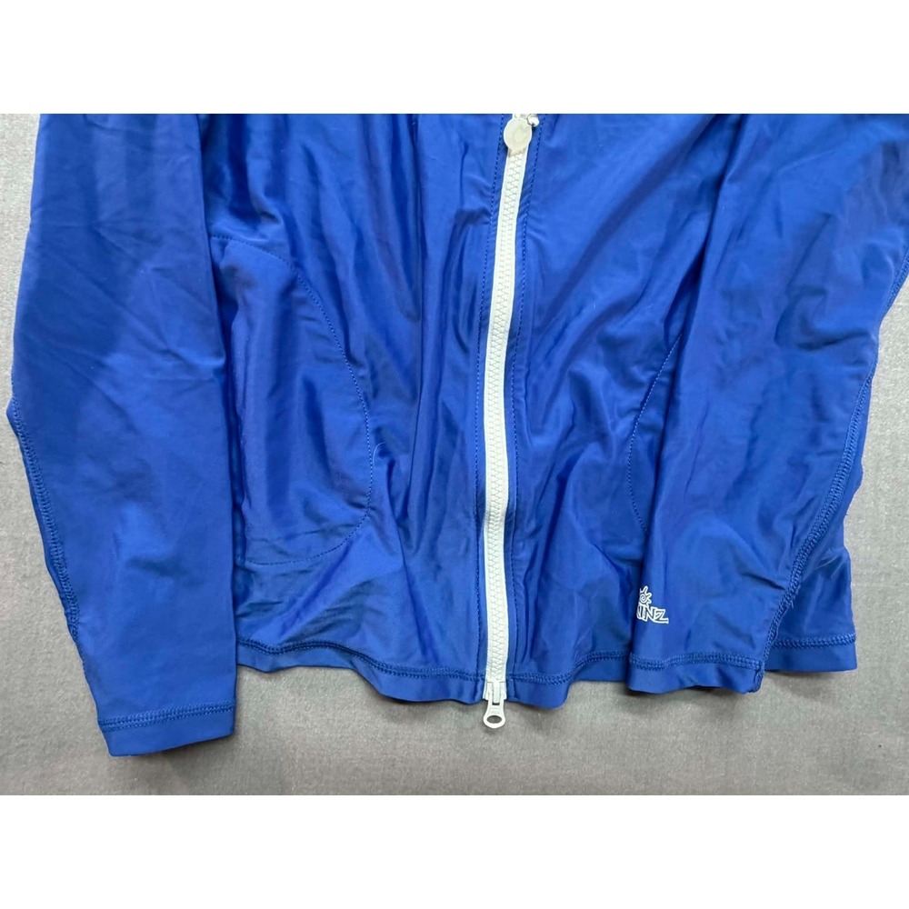 NWT UV Skinwear Zip up Women Jacket Swimming Beach Blue Size Small - Picture 3 of 8